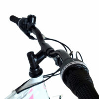 Dallingridge Chic Junior Girls Full Suspension Mountain Bike, 24" Wheel - White/Pale Pink - Image 4