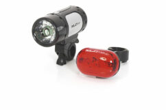 XLC Light Set Bicycle Front Rear Cupid Oberon Cycling Black LED Flash Bike Safe