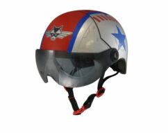 Raskullz Helmet Cycling Flying Ace Toddler 50-54cm Safety Boys Bicycle Grey