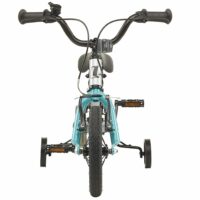 De Novo Wave Kids Bike, 12" Wheel - Silver/Teal - Image 3