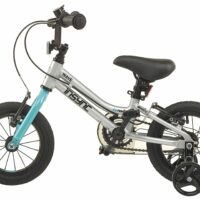 De Novo Wave Kids Bike, 12" Wheel - Silver/Teal - Image 5