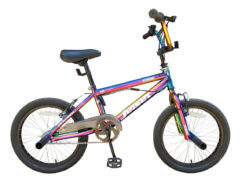 Dallingridge Jetset 18" Kids Freestyle BMX Bike, 360 Gyro System - Neo Chrome Jet Fuel