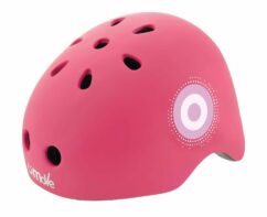 U-Move Neon Ramp Kids Safety Helmet 48-52cm Pink