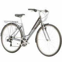 Raleigh Pioneer Low Step Traditional Hybrid Bicycle - Graphite Black/Grey - Image 2