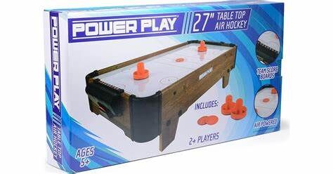 Power Play Table Top Air Hockey Game - 27 Inch