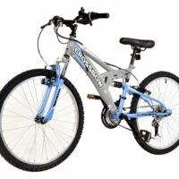 Dallingridge Crossbow Junior Full Suspension Mountain Bike, 24" Wheel - Grey/Blue - Image 3