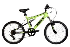 Dallingridge Blade Junior Full Sus Mountain Bike, 20" Wheel - Lime Green