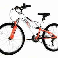 IMPERFECT Basis Ranger Junior Full Suspension Mountain Bike, 24" Wheel - White/Red - Image 3