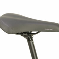 Raleigh Strada City Crossbar Hybrid Bicycle 2021 - Satin Black/Blue - Image 5