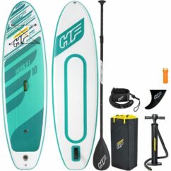 Bestway Hydro-Force HuaKa'i Inflatable SUP Stand Up Paddleboard - White/Green