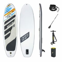Bestway Hydro-Force White Cap Inflatable SUP Stand Up Paddleboard Set - White