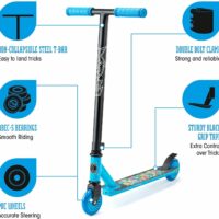 Xootz Monster Mash Up Kids Stunt Scooter - Blue/Black - Image 2