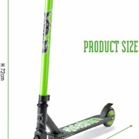 Xootz Brainache Kids Stunt Scooter - Green/Black - Image 3