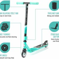 Xootz Shred 2.0 Stunt Scooter Adult and Kids - Teal - Image 2
