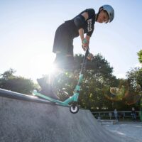 Xootz Shred 2.0 Stunt Scooter Adult and Kids - Teal - Image 4