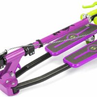Xootz Kids Scissor Scooter Folding 3 Wheel - Purple - Image 4
