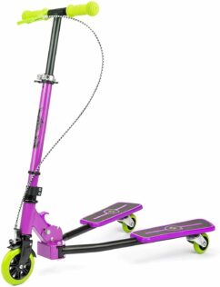 Xootz Kids Scissor Scooter Folding 3 Wheel - Purple