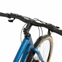Raleigh Strada City Trapeze Hybrid Bicycle 2021 - Satin Black/Blue - Image 6