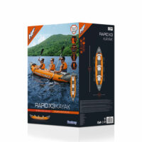 Bestway Hydro-Force Rapid X3 Inflatable Kayak - Orange/Grey - Image 5