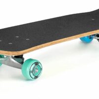Xootz Deviate Doublekick Skateboard 31" - Black/Blue/Green - Image 2