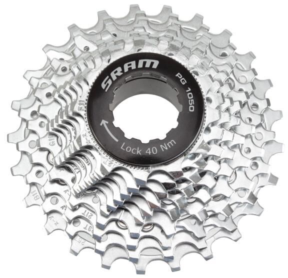 SRAM PG-1050 10 Speed Cassette MTB Road - Silver
