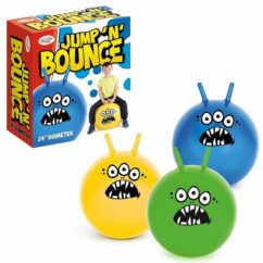 Toyrific Jump N Bounce Space Hopper Retro Excercise Ball Scary 24 Inch