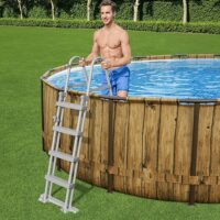 Bestway Power Steel Swim Vista Series Above Ground Swimming Pool Set, 18ft x 48" - Decked Style - Image 5