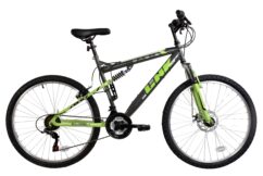 IMPERFECT Basis Link DS Full Suspension Mountain Bike, 26" Wheel - Graphite/Lime