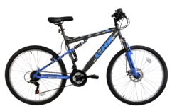 IMPERFECT Basis Link DS Full Suspension Mountain Bike, 26" Wheel - Graphite/Blue