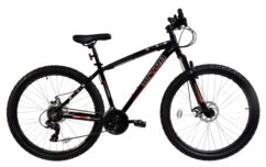 Basis El Toro Hardtail Mountain Bike, 27.5" Wheel - Black/Red