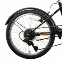 IMPERFECT Basis Nomad 20" Folding City Bicycle, 6 Speed - Gloss Black - Image 2