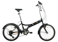 IMPERFECT Basis Nomad 20" Folding City Bicycle, 6 Speed - Gloss Black