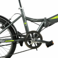 Dallingridge Scout 20" Folding City Bicycle, 6 Speed - Gloss Graphite - Image 4