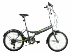 Dallingridge Scout 20" Folding City Bicycle, 6 Speed - Gloss Graphite