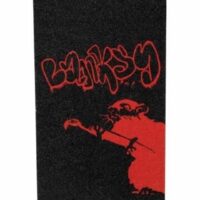 Brandalised Banksy Flower Bomber Skateboard - Black - Image 3
