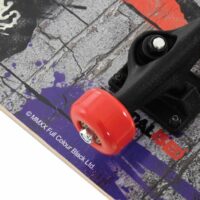 Brandalised Banksy Flower Bomber Skateboard - Black - Image 4