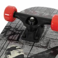 Brandalised Banksy Flower Bomber Skateboard - Black - Image 5
