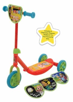 CoComelon Switch It Multi Character Tri Scooter - Multicoloured