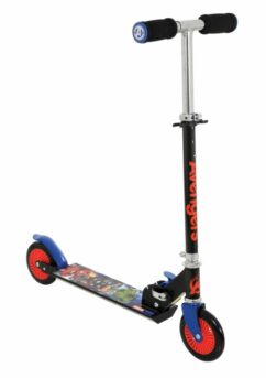 Avengers Folding Inline Scooter - Black