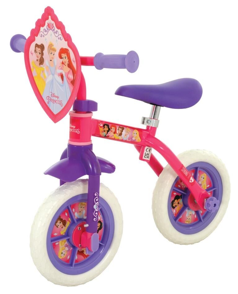 Disney Princess 2-in-1 10" Training Bike
