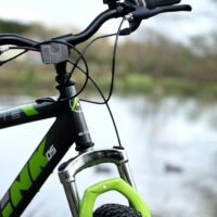 Basis Link DS Full Suspension Mountain Bike, 26" Wheel - Graphite/Lime - Image 4