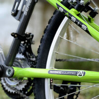Basis Link DS Full Suspension Mountain Bike, 26" Wheel - Graphite/Lime - Image 7