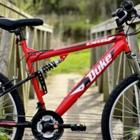 Dallingridge Duke DS Full Suspension Mountain Bike, 26" Wheel - Red/Black - Image 2