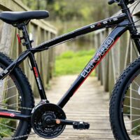 Basis El Toro Hardtail Mountain Bike, 27.5" Wheel - Black/Red - Image 2
