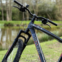 Basis El Toro Hardtail Mountain Bike, 27.5" Wheel - Black/Red - Image 4