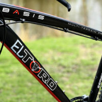 Basis El Toro Hardtail Mountain Bike, 27.5" Wheel - Black/Red - Image 7