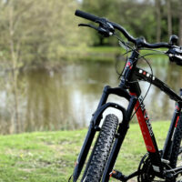 Basis El Toro Hardtail Mountain Bike, 27.5" Wheel - Black/Red - Image 8