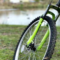 Basis Link DS Full Suspension Mountain Bike, 26" Wheel - Graphite/Lime - Image 9