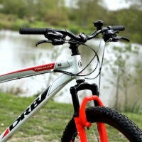 Dallingridge Viscount Hardtail Mountain Bike, 27.5" Wheel - White/Red - Image 11