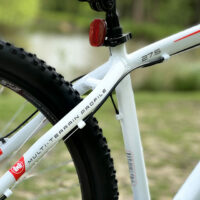 Dallingridge Viscount Hardtail Mountain Bike, 27.5" Wheel - White/Red - Image 5